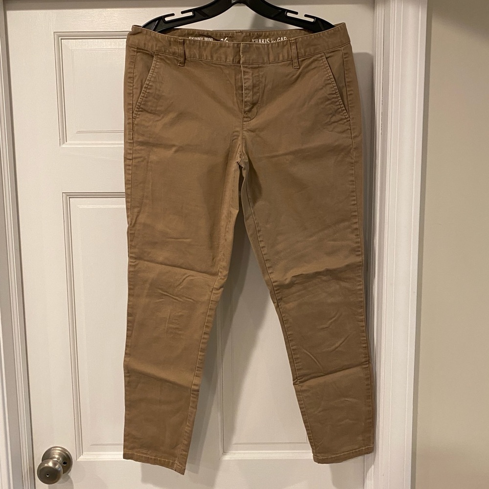 Gap 7/8 Khaki Skinny Pant Size 6